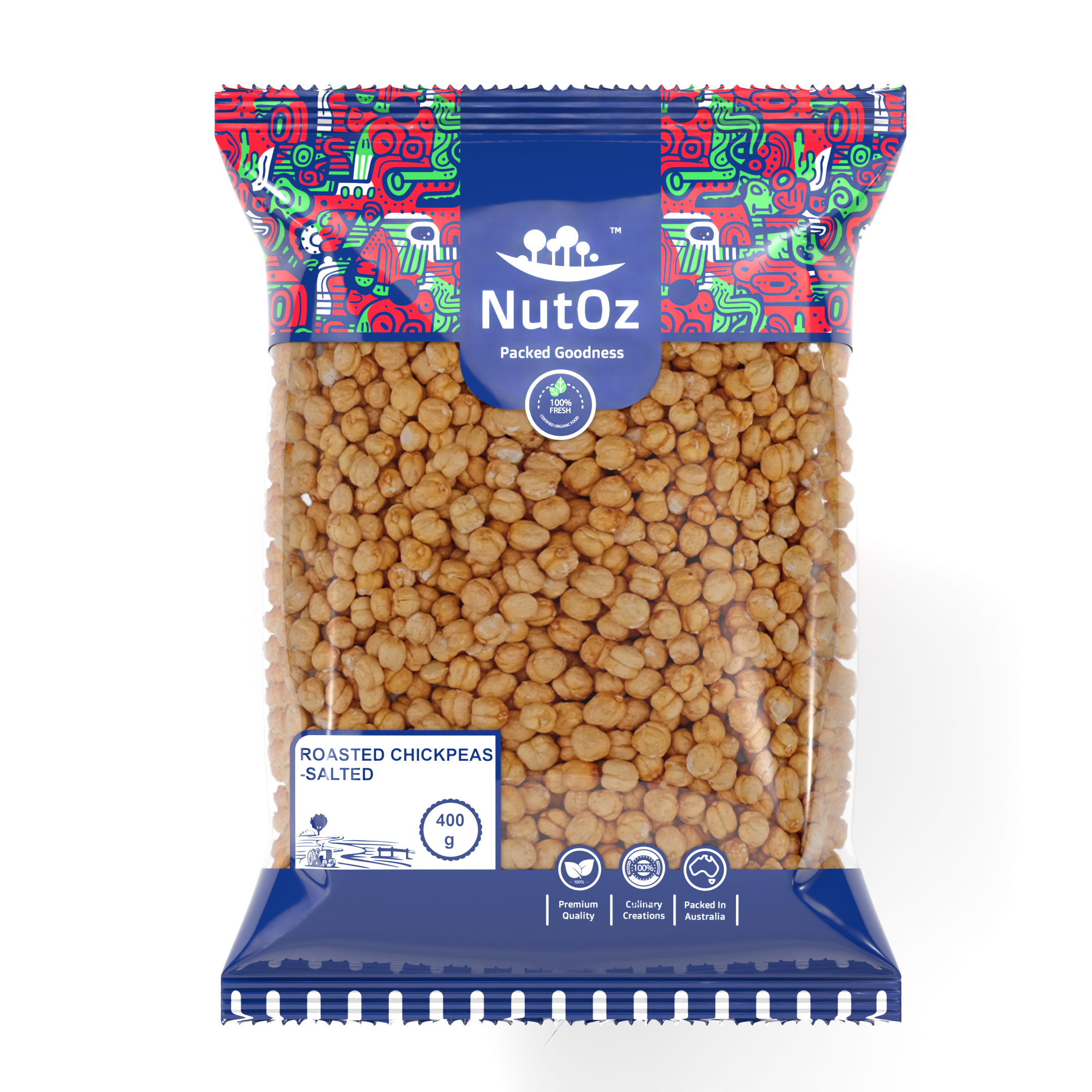 15109 ROASTED CHICKPEAS-SALTED - Image 1